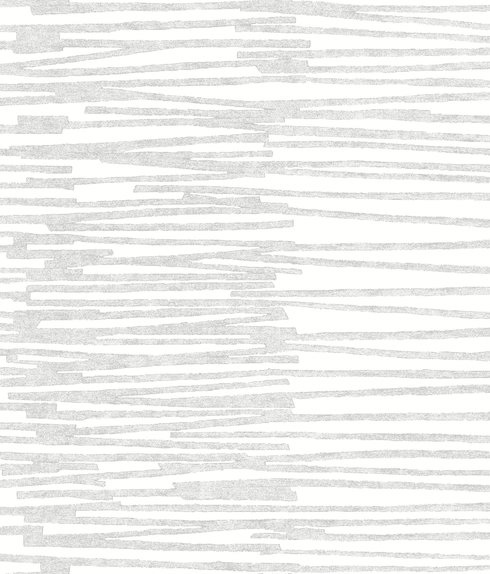 Burundi Thatch Grey Peel & Stick Wallpaper