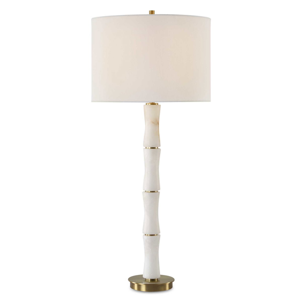 Unify Alabaster Table Lamp, by Uttermost, 14" width x 32.25" height x 14" depth View 1