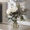 Belmonte Floral Bouquet & Vase, Artificial Plants & Flower by Uttermost, 14" width x 13" height x 12" depth thumbnail 2