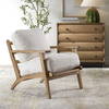 Laid Back Sheepskin Accent Chair, by Uttermost, 29.6" width x 27.25" height x 34.25" depth thumbnail 4