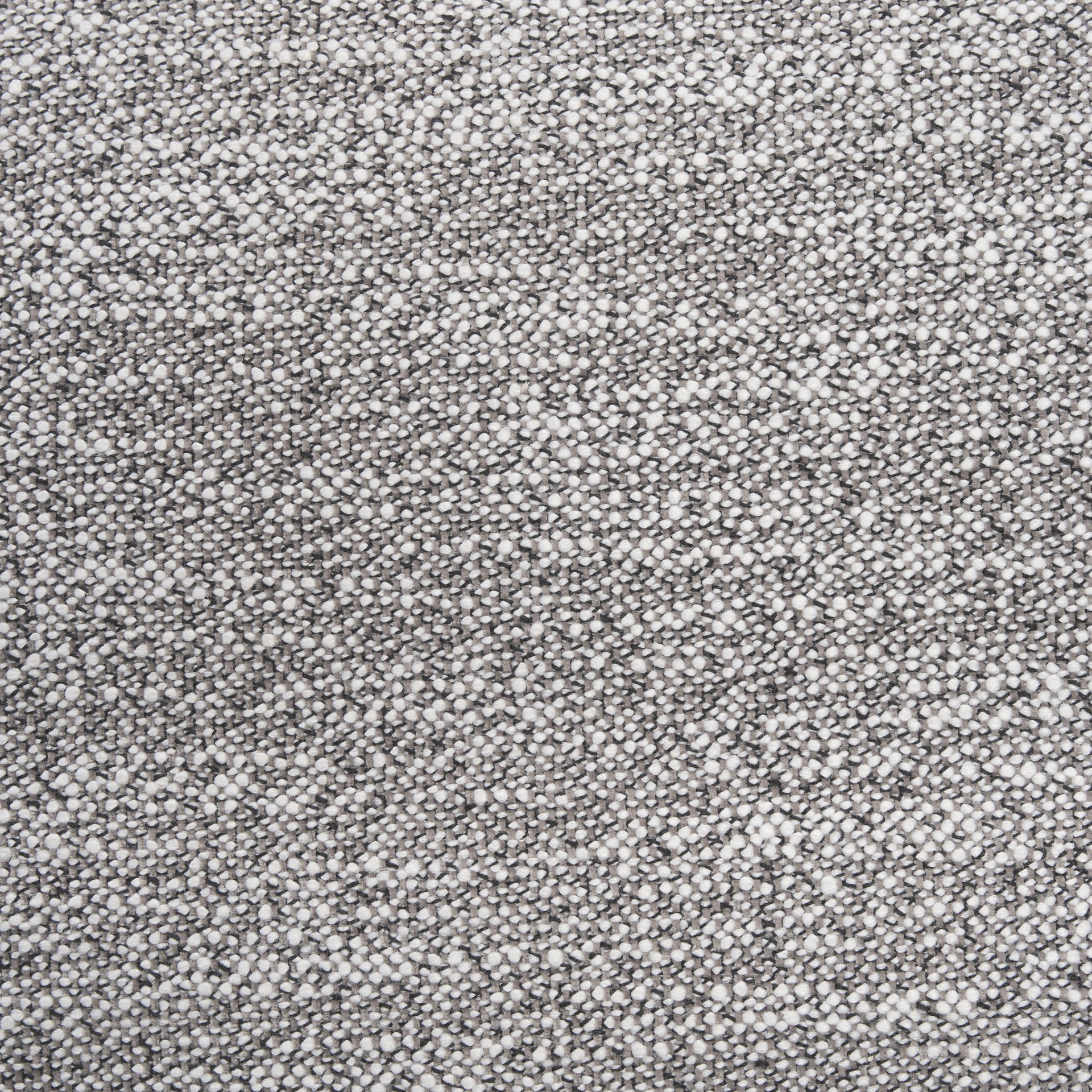 Siren Gray Fabric with Dark Brown Wood Round Accent Stool large image 