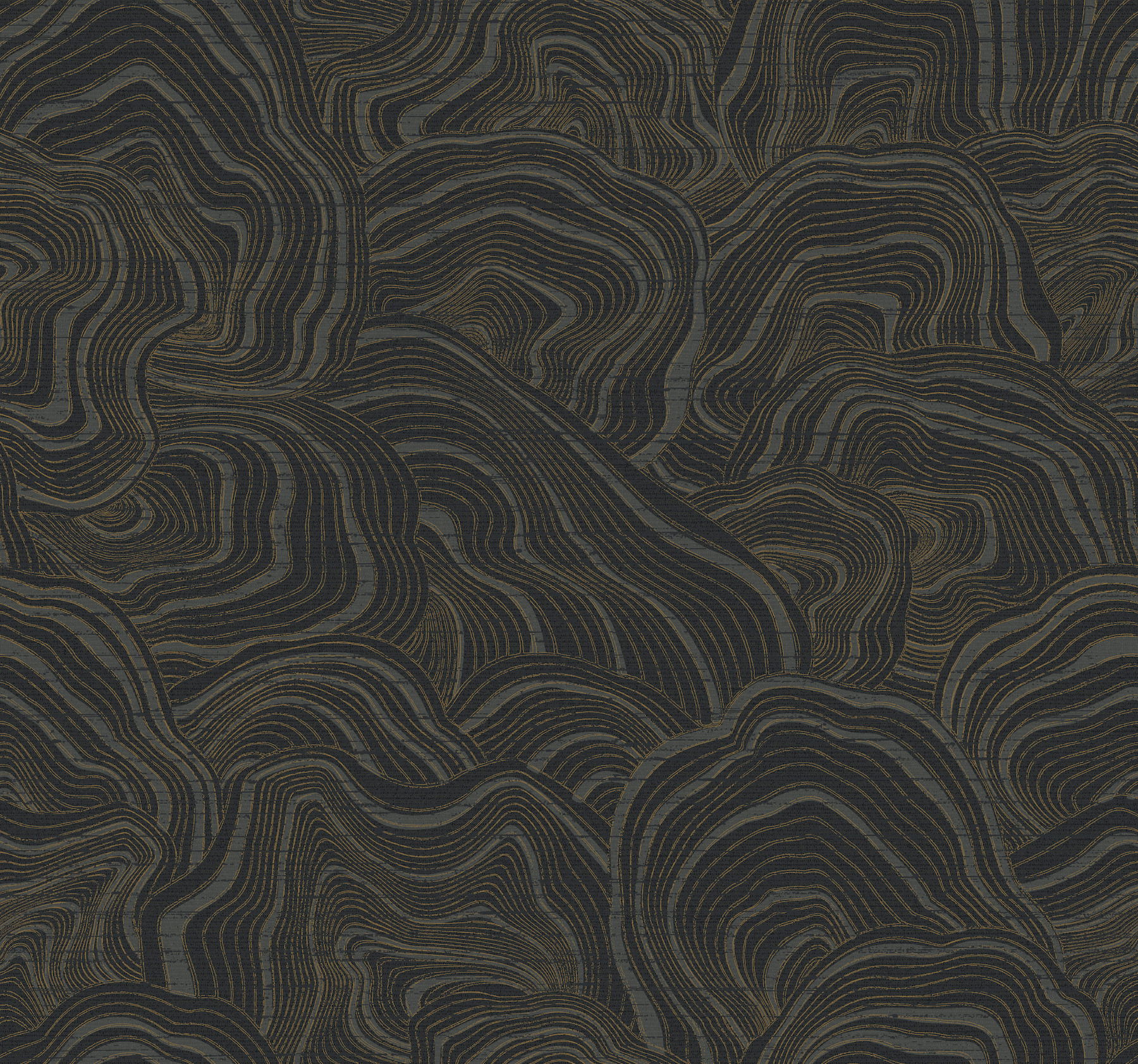 Geodes Black Wallpaper, by York Wall, 27' length x 2'3" width x 0.02" depth View 1