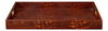 Norton Leather Tray, Croco Leather, Tan thumbnail 1