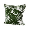 Boyle I 20 x 20 Green Tropical Palm Leaf Decorative Pillow Cover, by Mercana, 20.08" length x 20.08" width x 0.2" height thumbnail 1