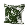 Boyle I 20 x 20 Green Tropical Palm Leaf Pillow Cover, Decorative Pillow by Mercana, 20.08" length x 20.08" width x 0.2" height thumbnail 1