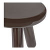 Joy Accent Table Dark Brown Lacquer, Side & End Table by Moe's Home, 19" width x 18" height x 19" depth thumbnail 4