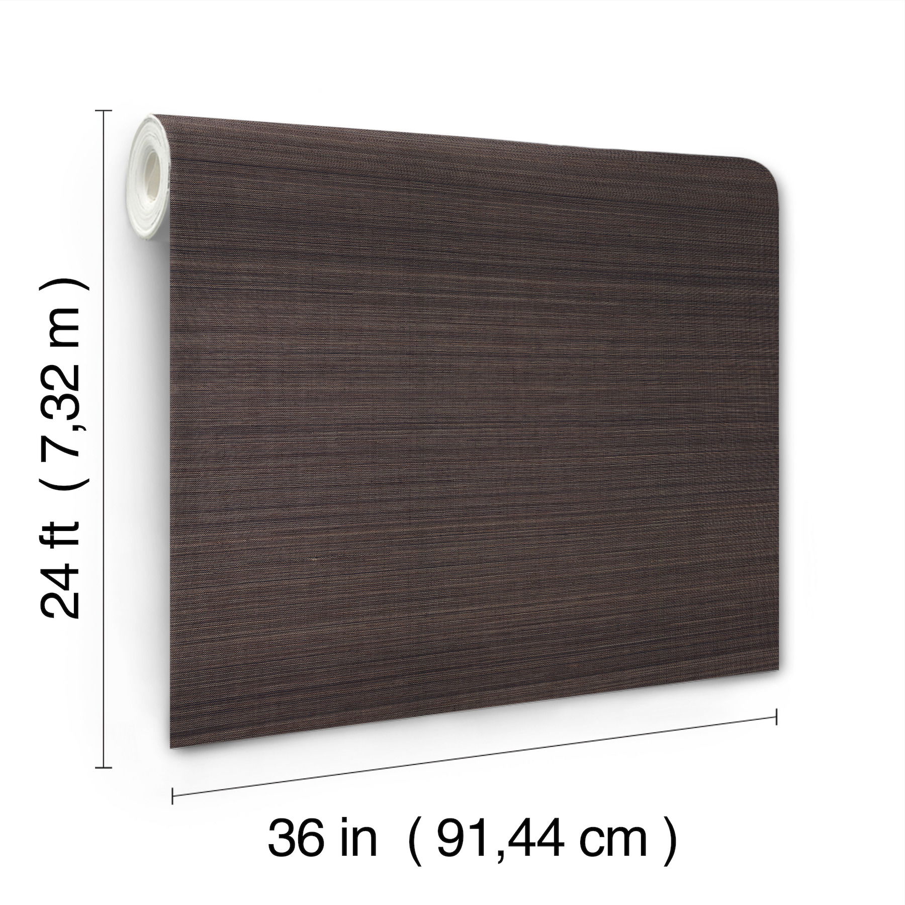 Modern Abaca Black Wallpaper large image 