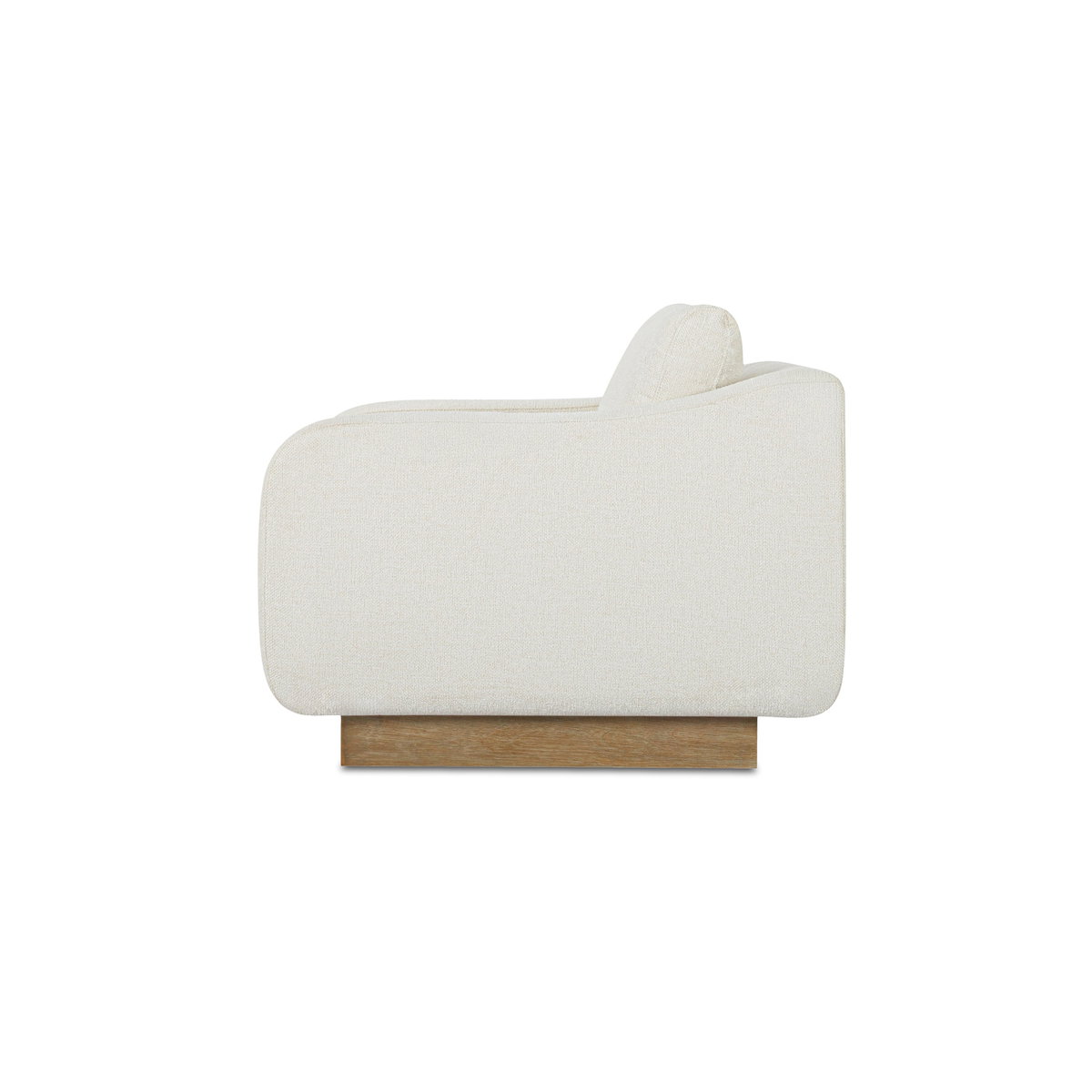 Keane Lounge Chair Cream, Accent Chair by Moe's Home, 38" width x 31.25" height x 39.5" depth View 4