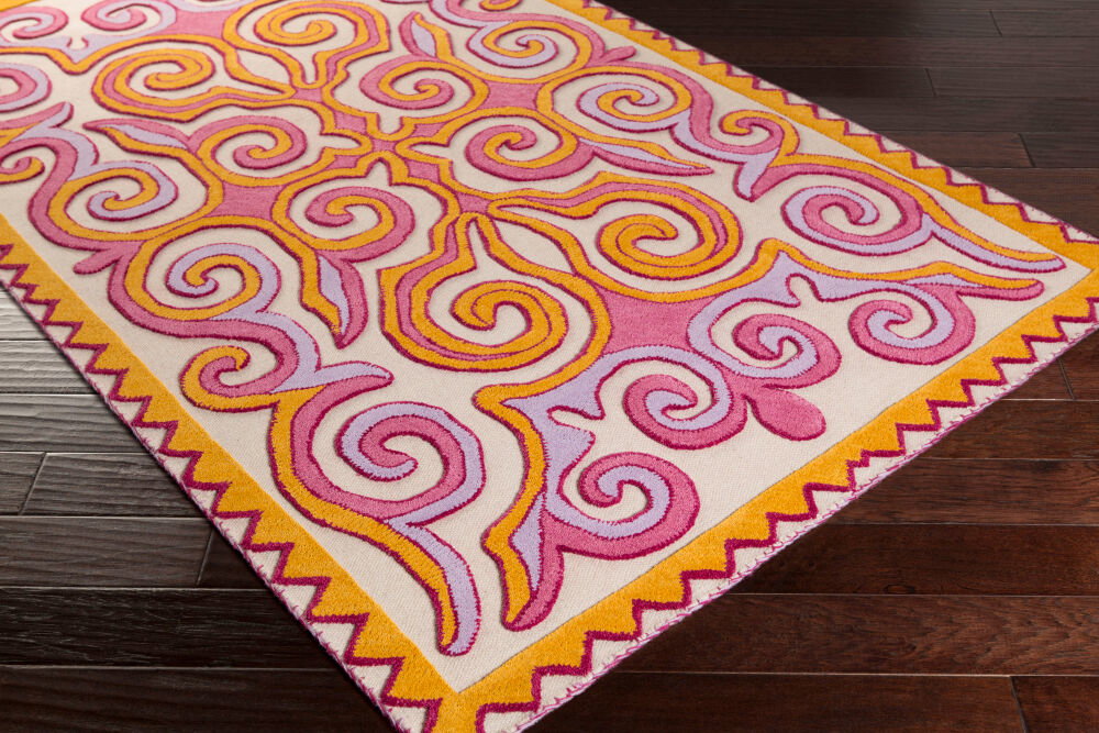 Tulemola Handmade Rug, by Surya, 1'6" length x 1'6" width