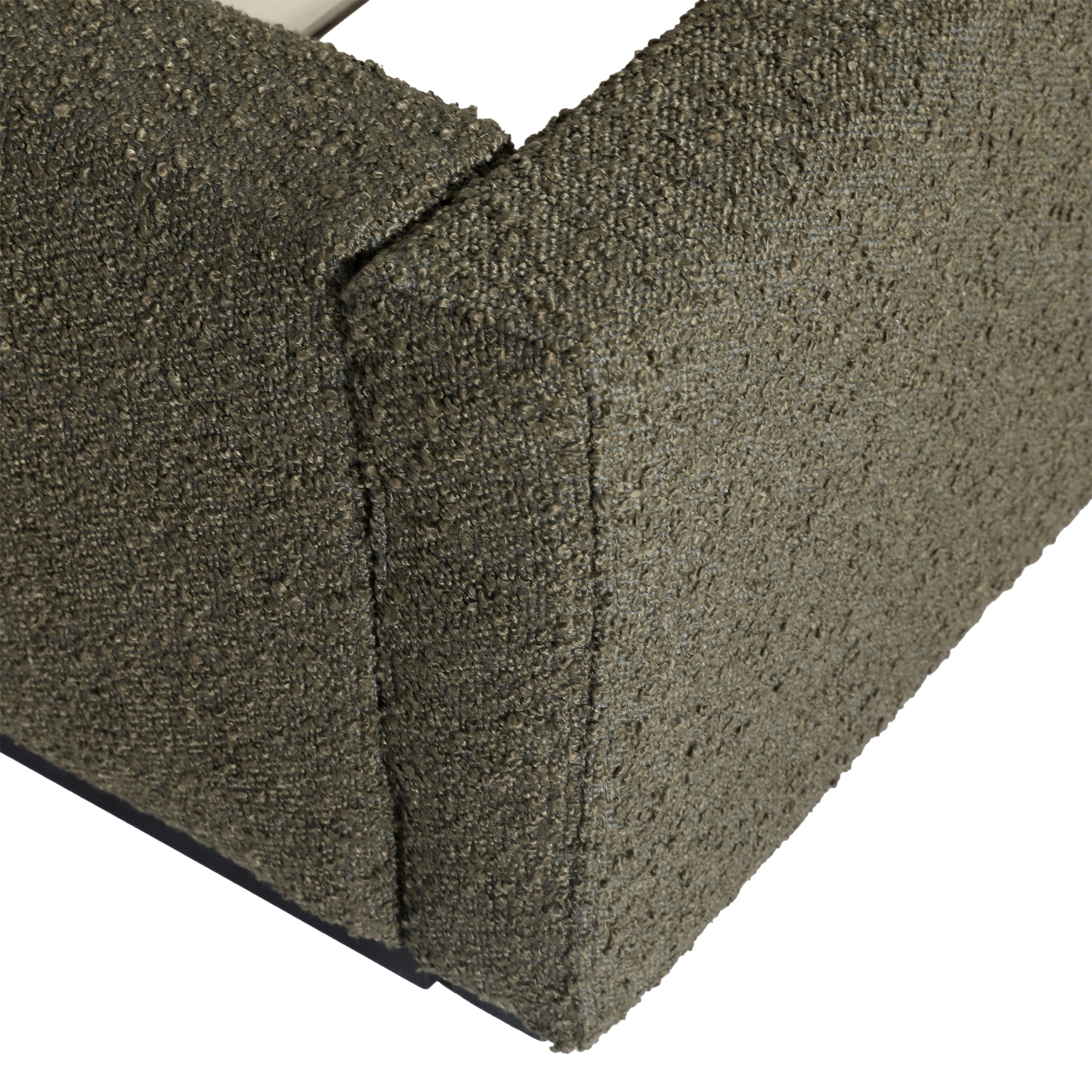 Tobias Bed Eastking Olive, by Dovetail, 88.5" width x 40" height x 90" depth View 5