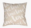 Love Accent Pillow, Decorative Pillow by Surya, 18" length x 18" width thumbnail