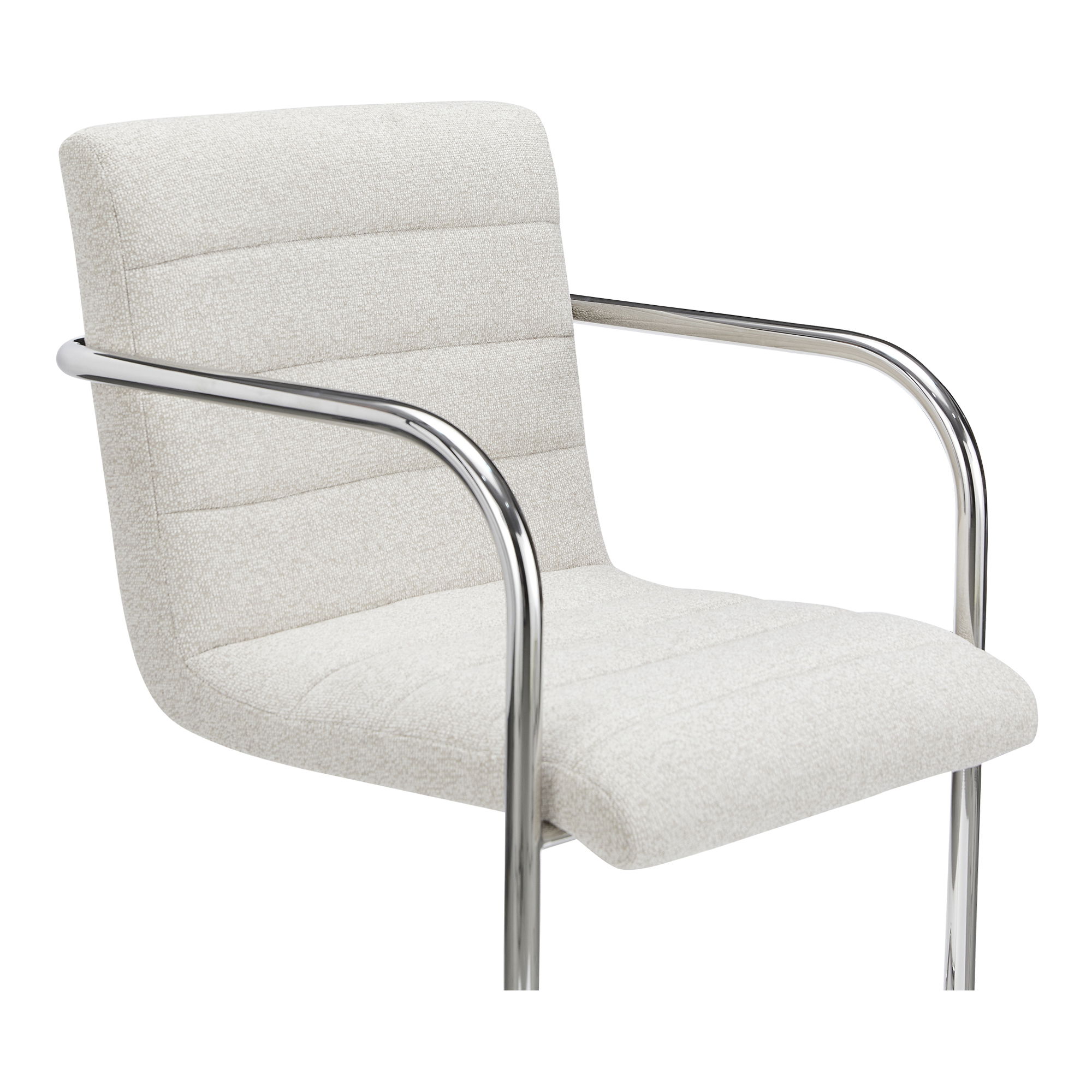 Pedro Dining Chair Beige Set Of Two, by Moe's Home, 21.7" width x 33.5" height x 23" depth View 6