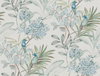 Handpainted Songbird Turquiose Wallpaper, by York Wall, 27' length x 2'3" width x 0.02" depth thumbnail