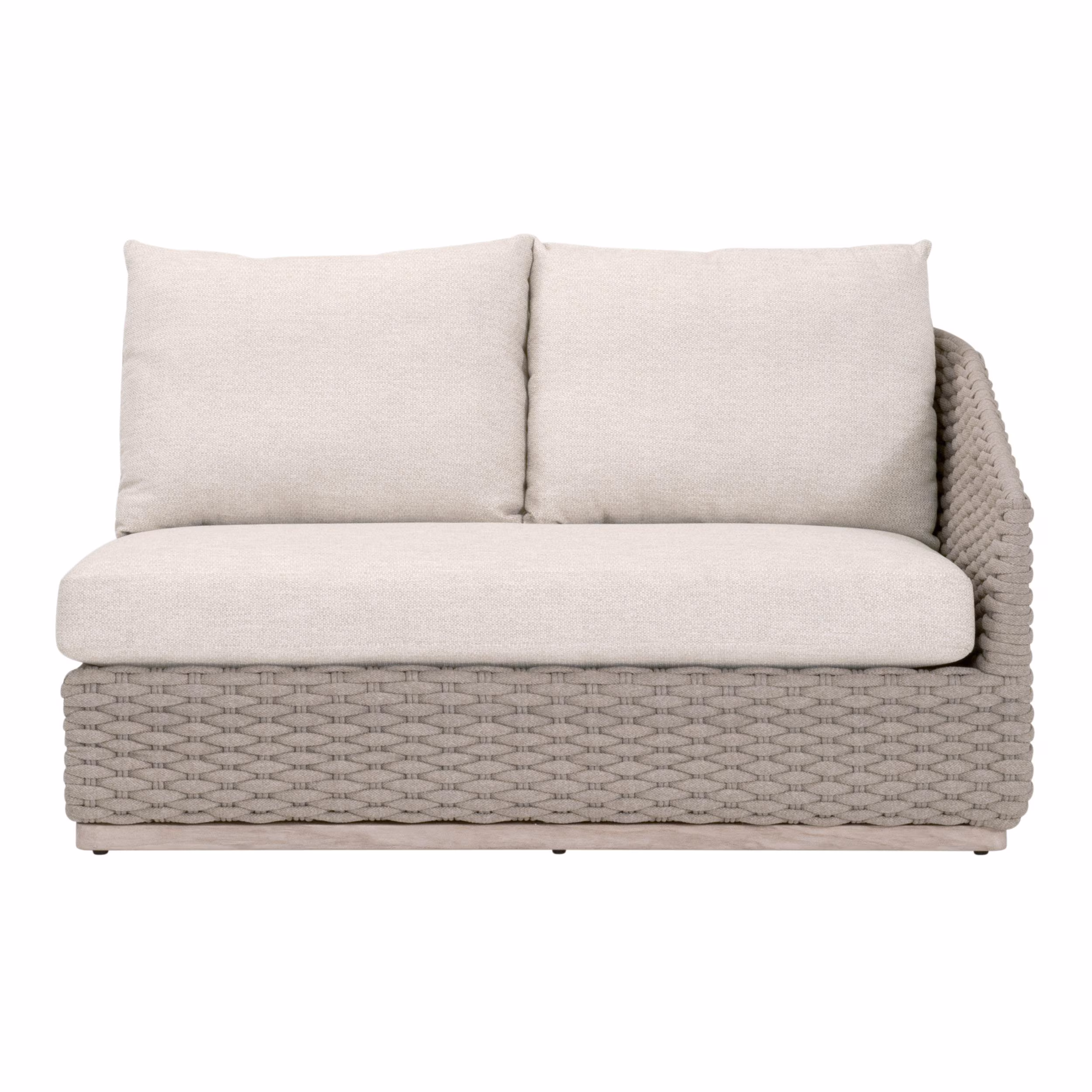 Caspian Outdoor Modular Right Facing 1-Arm Sofa, Seating by Essentials for Living, 58" width x 36" height x 36" depth View 1
