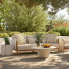 Milburne Outdoor Sofa Beige, Sofas & Sectional by Dovetail, 88" width x 35.35" height x 34" depth thumbnail 8