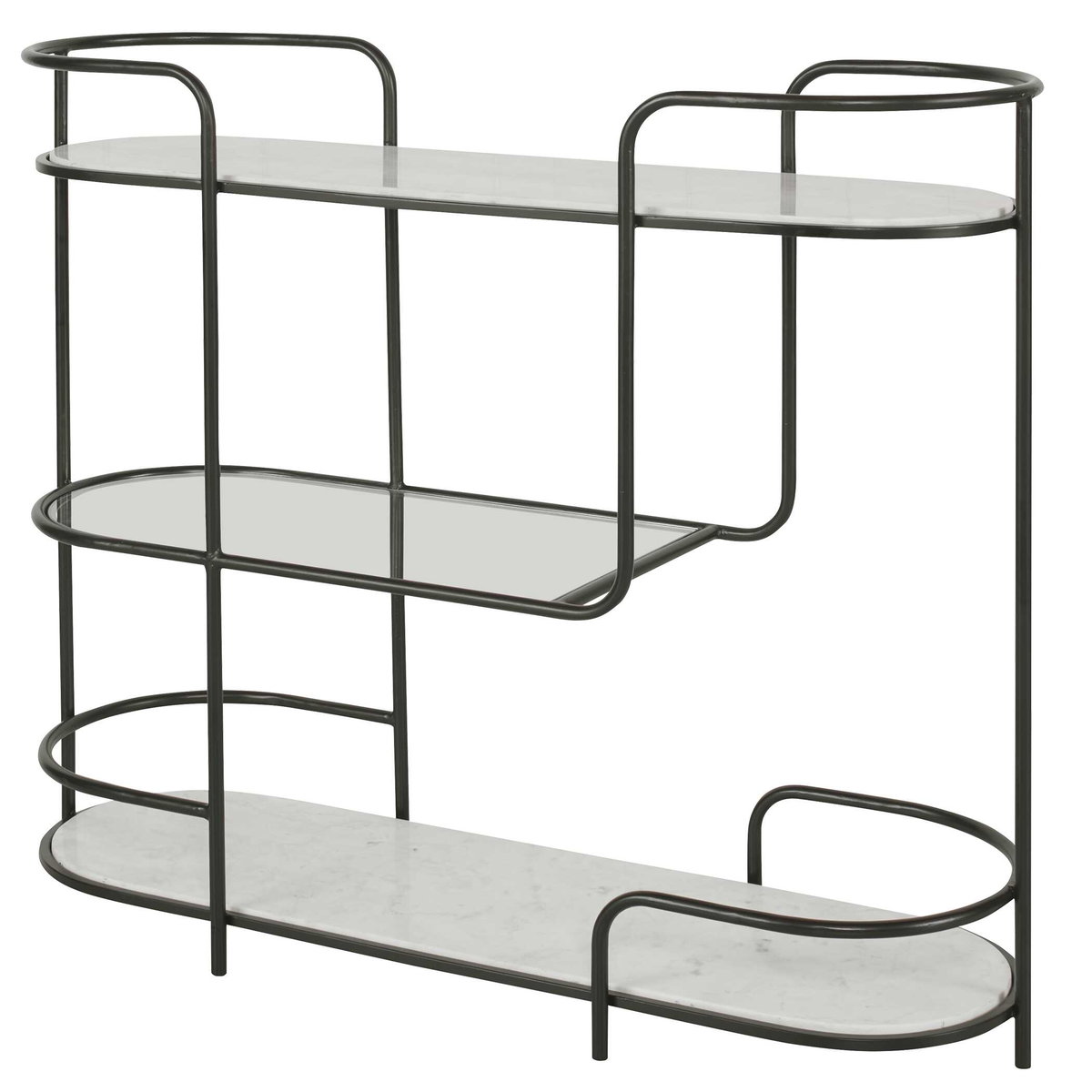Trolley Bar Console, Console Table by Uttermost, 44" width x 38" height x 14" depth View 5