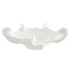 Coral Mirage White Outdoor Bowl, Decorative Tray by Uttermost, 20.08" width x 20" height x 7" depth thumbnail 1