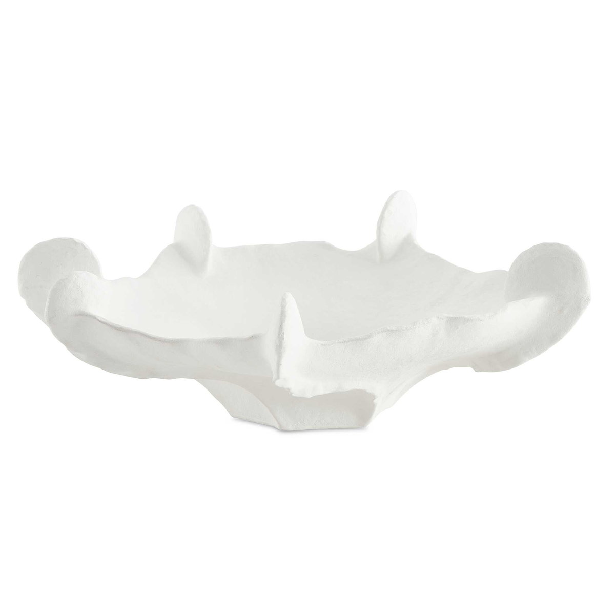 Coral Mirage White Outdoor Bowl, Decorative by Uttermost, 20.08" width x 20" height x 7" depth View 1