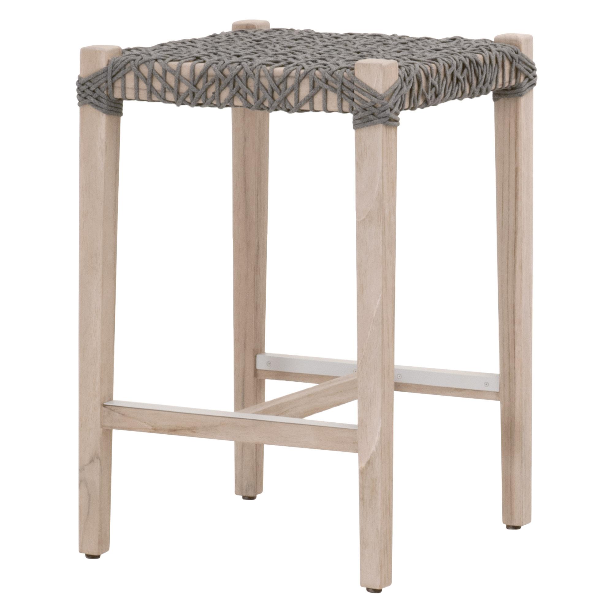 Costa Outdoor Backless Counter Stool, Dining Chair by Essentials for Living, 17.25" width x 26" height x 17.5" depth View 2
