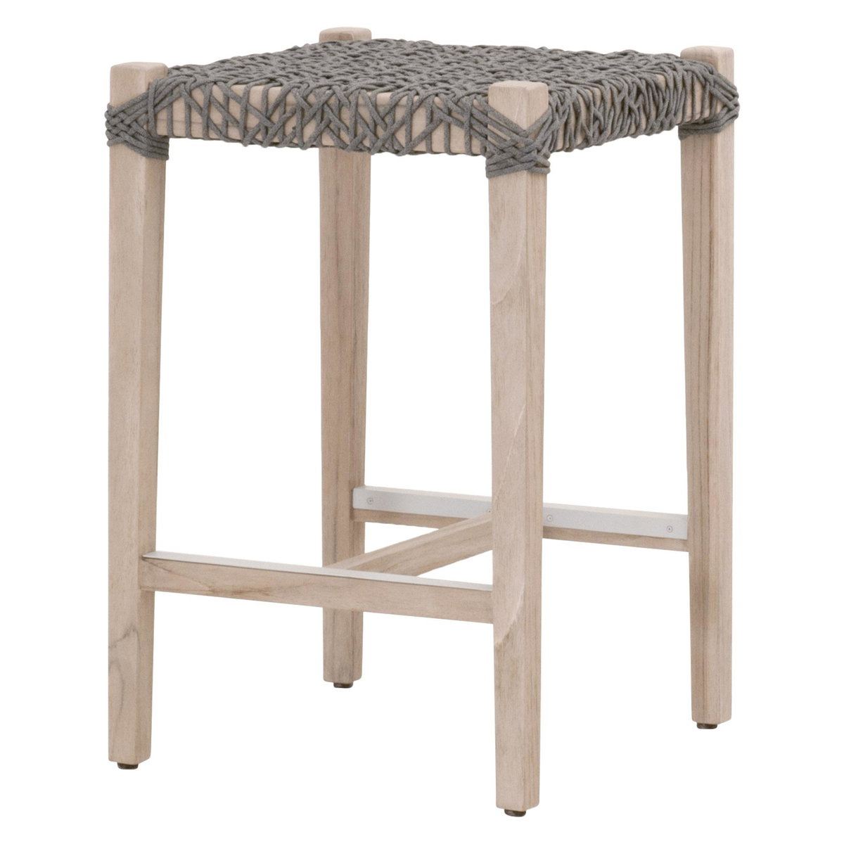 Costa Outdoor Backless Counter Stool, Dining Chair by Essentials for Living, 17.25" width x 26" height x 17.5" depth View 2