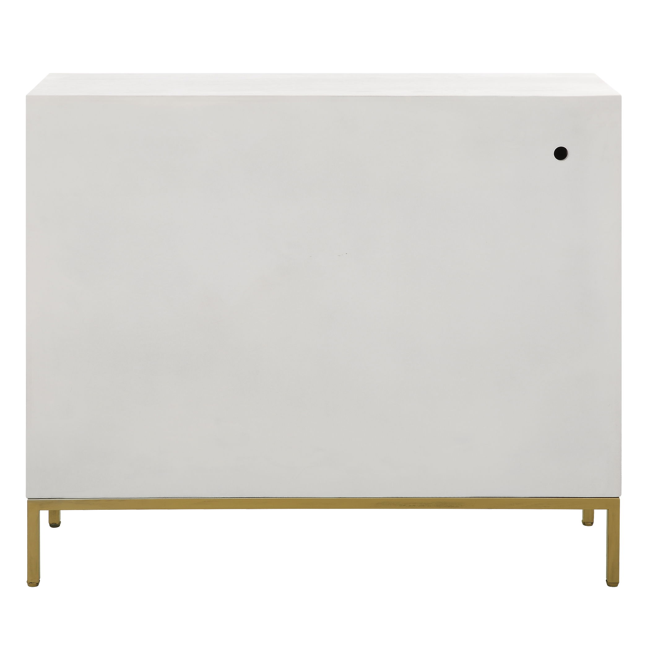 Front Range White 2 Door Cabinet, Furniture by Uttermost, 40.25" width x 34" height x 13" depth View 12