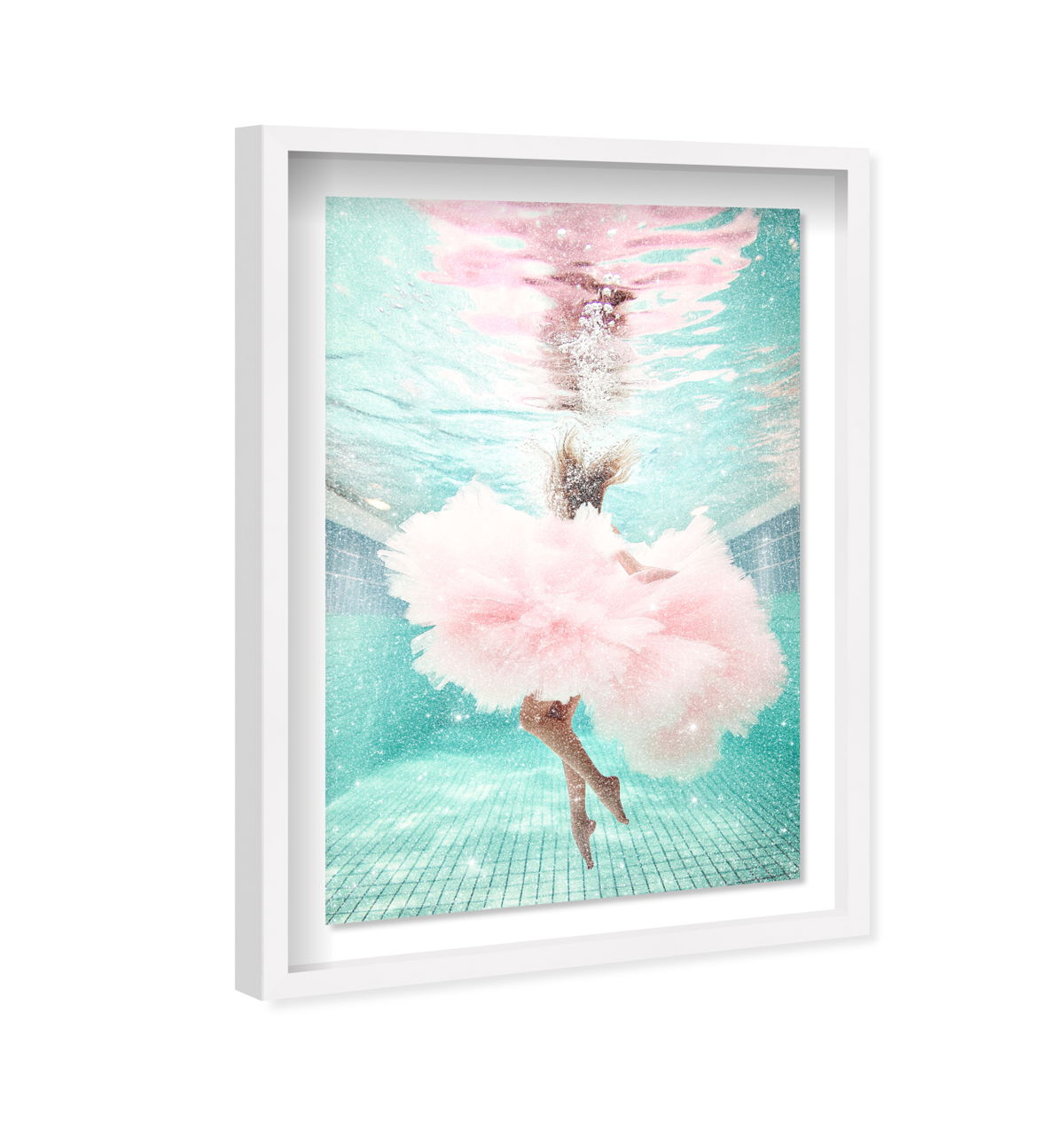 Aquatic Ballerina II (Diamond Dust), Art by Oliver Gal,  30x45 View 2