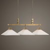 Brookdale Industrial 3 Light Linear Chandelier thumbnail 1