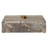 Griseus Travertine Stone Box, Decorative by Uttermost, 9.5" width x 2.75" height x 6" depth thumbnail 4