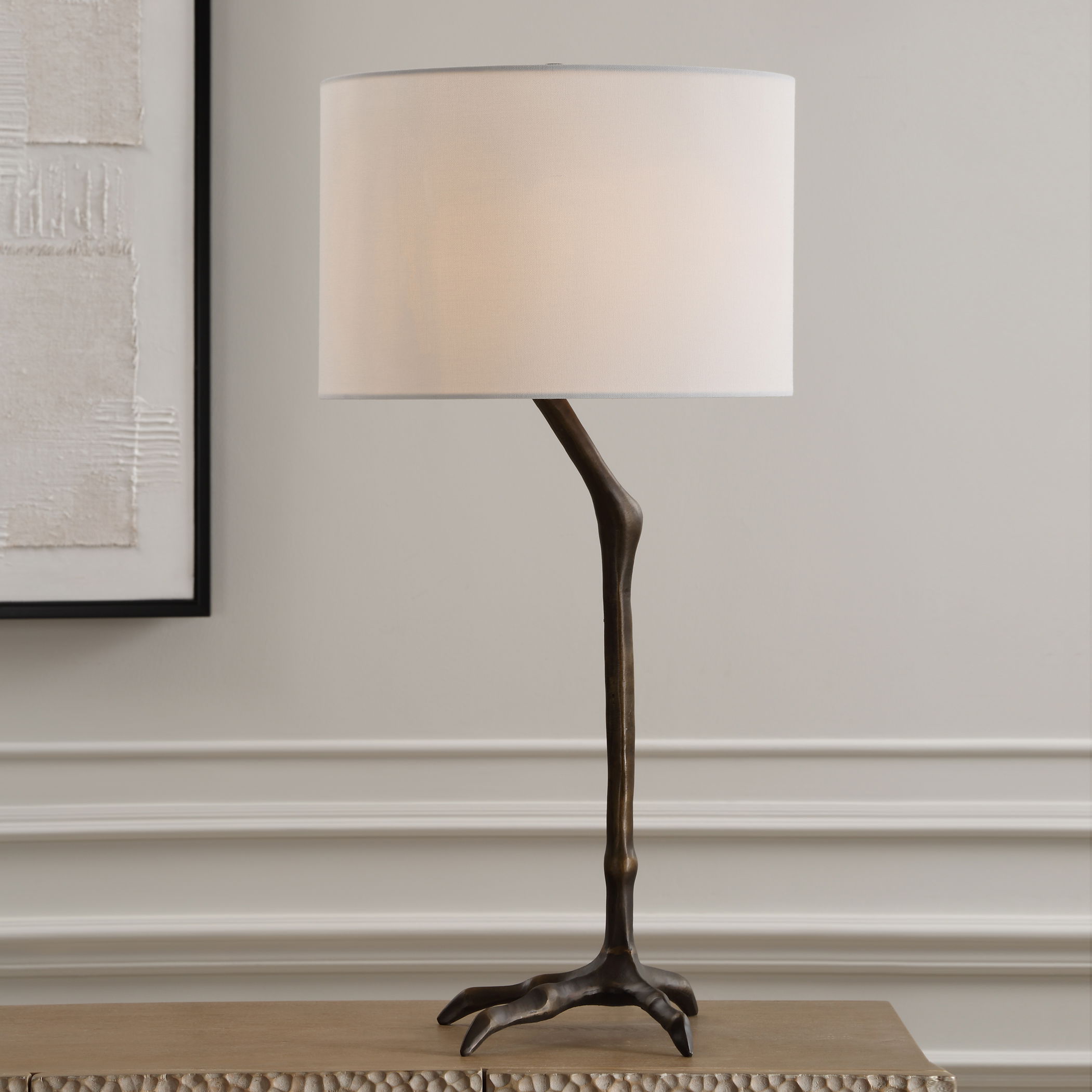 Perch Bird-Leg Table Lamp large image 