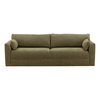 Bourchard Sofa Green, Sofas & Sectional by Dovetail, 89.75" width x 32" height x 34.75" depth thumbnail 2