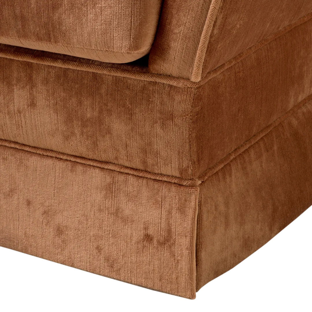 Met X Eichholtz Velvet Sofa, Sofas & Sectional by Eichholtz USA, 101.57" width x 28.35" height x 38.58" depth View 3
