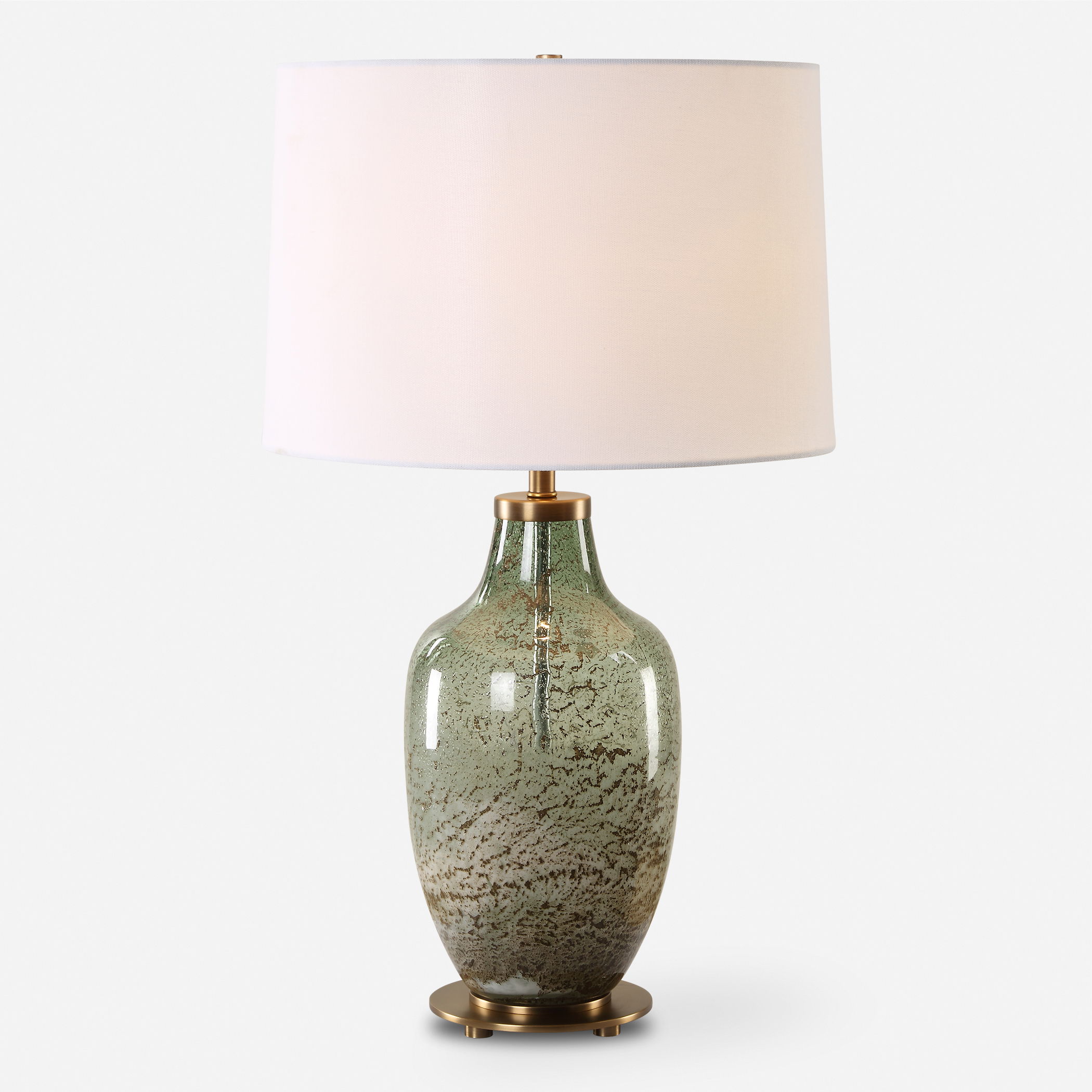 Chianti Olive Glass Table Lamp large image 