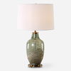 Chianti Olive Glass Table Lamp thumbnail 0