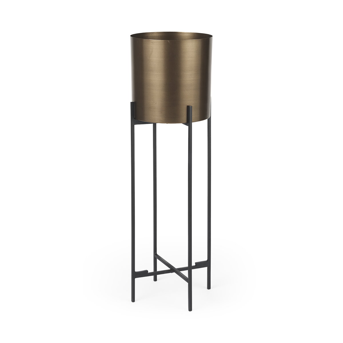 Sowerberry (Large) 11L x 11W x 33H Plant Stand, Planter by Mercana, 10.83" length x 10.83" width x 33.07" height View 1