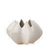 Ulrich Sculptural Cream Glazed Ceramic Vase, by Mercana, 13.98" length x 13.78" width x 8.86" height thumbnail 1