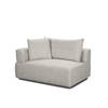 Warner Gray 3 Piece Sofa Set with Corner Piece, Sectional Sofa by Mercana, 140" length x 113" width x 32.68" height thumbnail 3