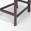 Soren Dark Brown Wood with Oatmeal Fabric Counter Stool thumbnail 9
