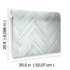 Hermosa Herringbone Blue Peel & Stick Wallpaper thumbnail 10