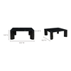 Segment Coffee Table Jetty Black thumbnail 7