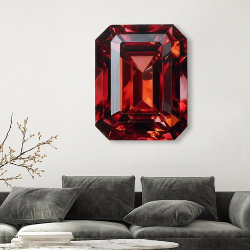 Garnet Heart (No Embellishment)