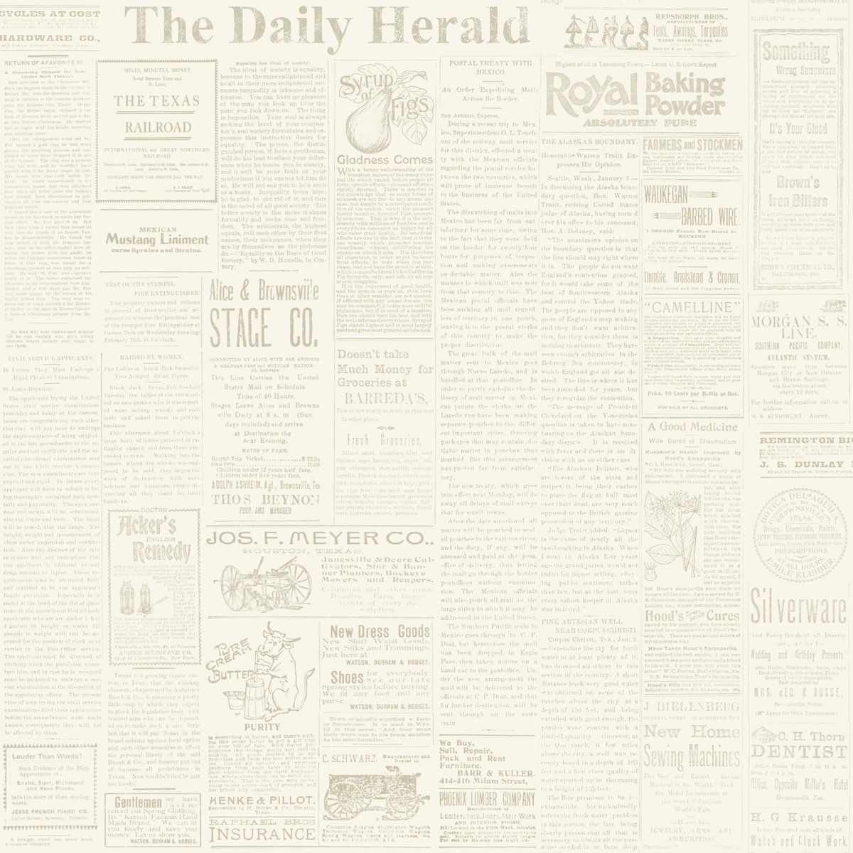 The Daily Yellow Wallpaper, by York Wall, 33' length x 1'8.5" width x 0.02" depth
