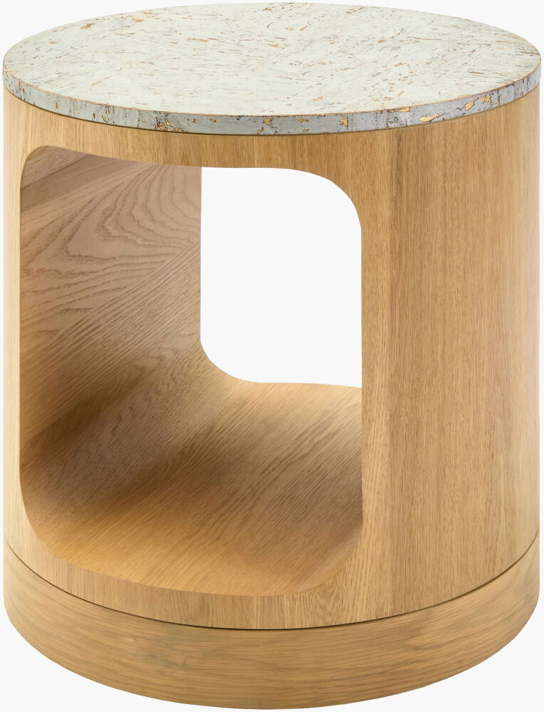 Poros End Table, Side & End Table by Surya, 20" width x 22" height