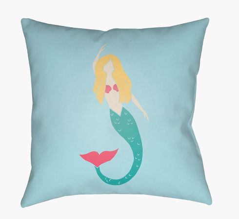 Mermaid Accent Pillow