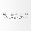 Vine II Distressed Gold Metal Creeper Five Candle Table Candle Holder, Candles & Candle Holder by Mercana, 30" length x 12" width x 9" height thumbnail 2