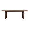 Nethan Dining Table Brown, by Dovetail, 90" width x 30" height x 40" depth thumbnail 2