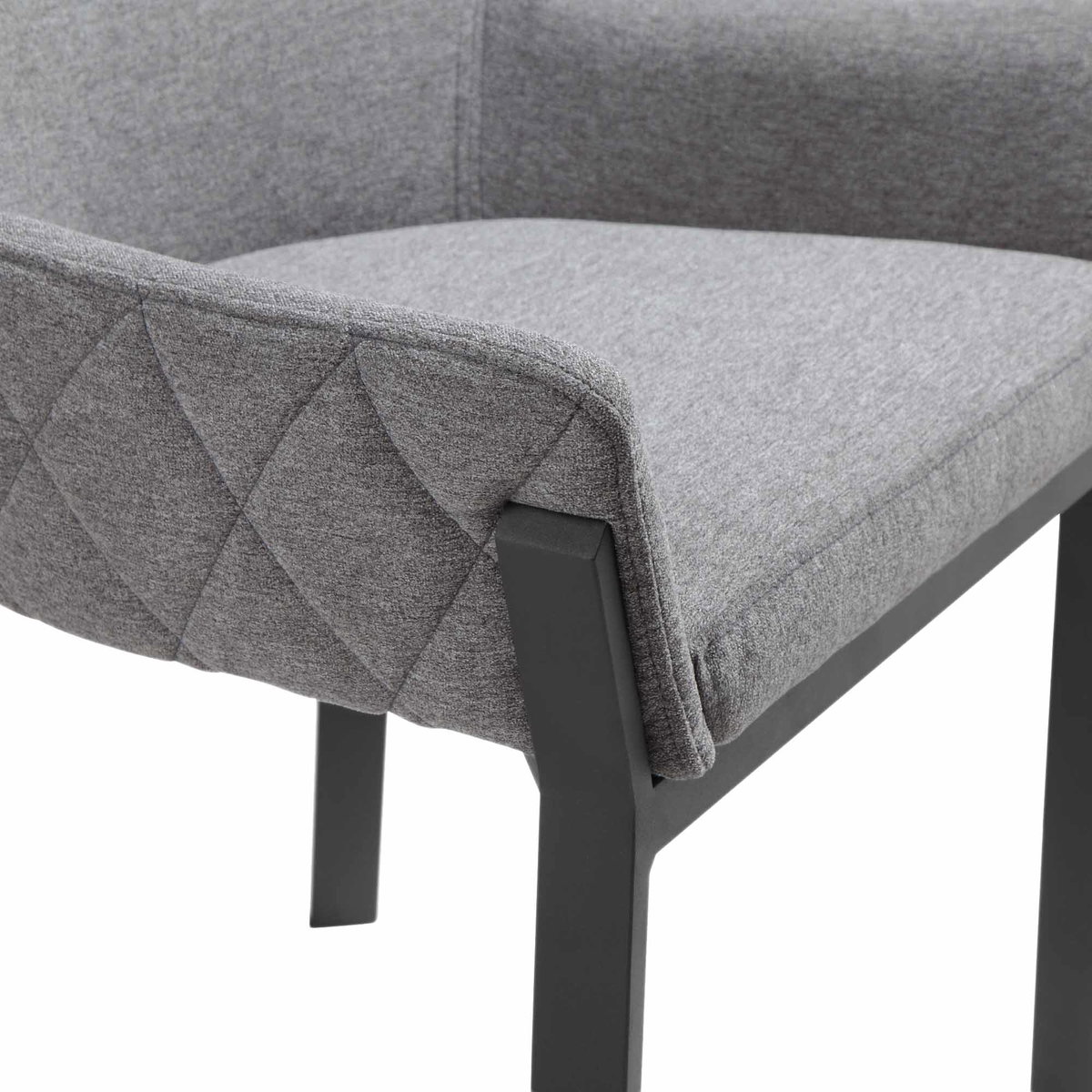 Lloyd Dining Chair Dark Grey - Set Of Two, by Moe's Home, 22" width x 34" height x 23" depth View 6