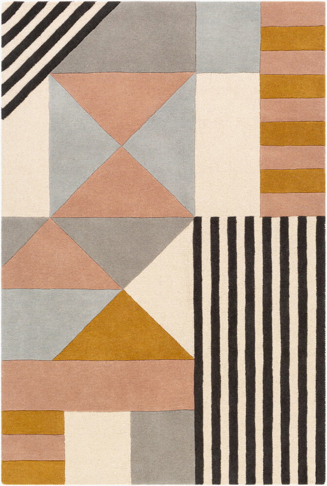 Emma Handmade Rug, by Surya, 1'6" length x 1'6" width