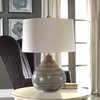 Batova Smoke Gray Lamp, Table Lamp by Uttermost, 17" width x 24.5" height x 17" depth thumbnail 4