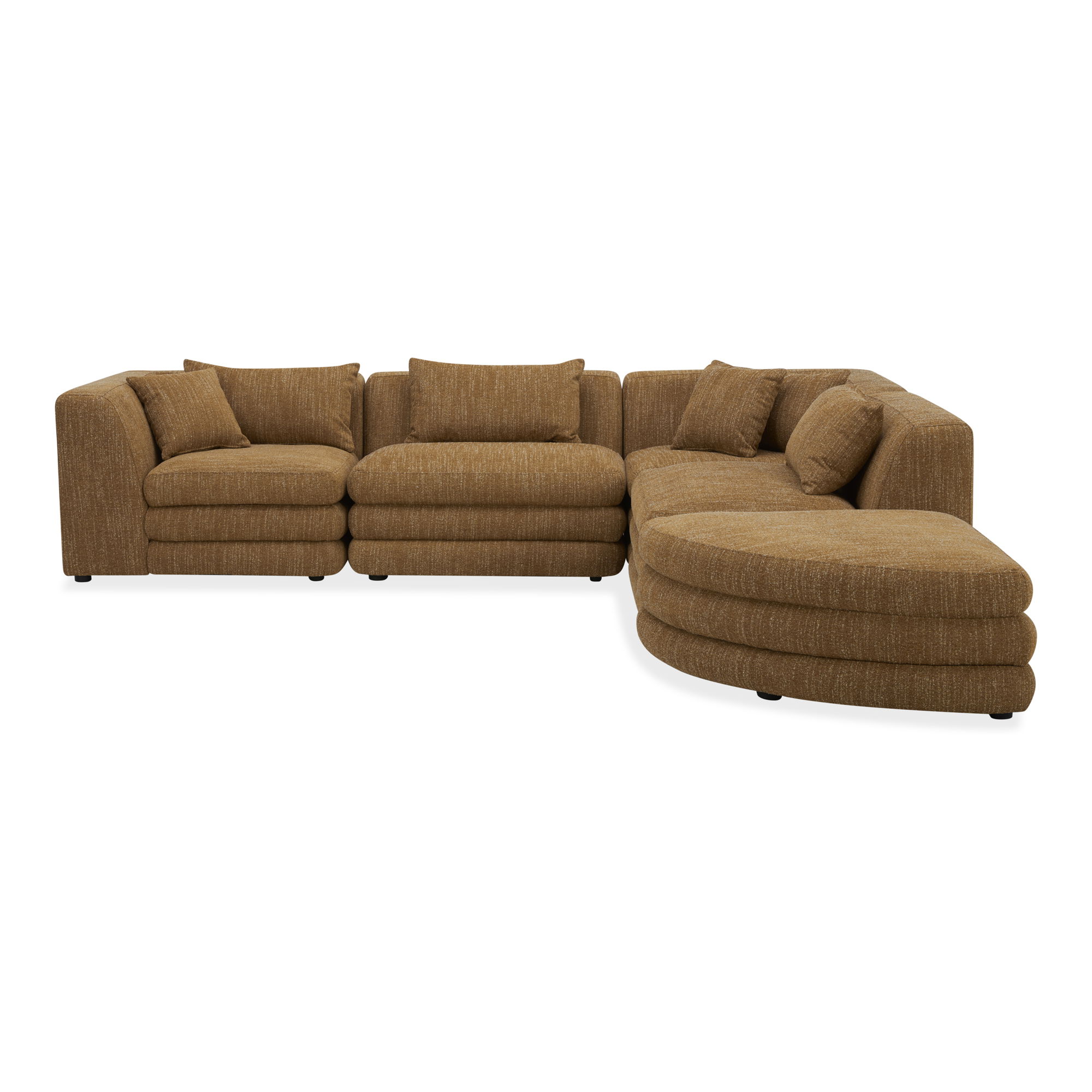 Lowtide Alcove Modular Sectional Amber Glow large image 