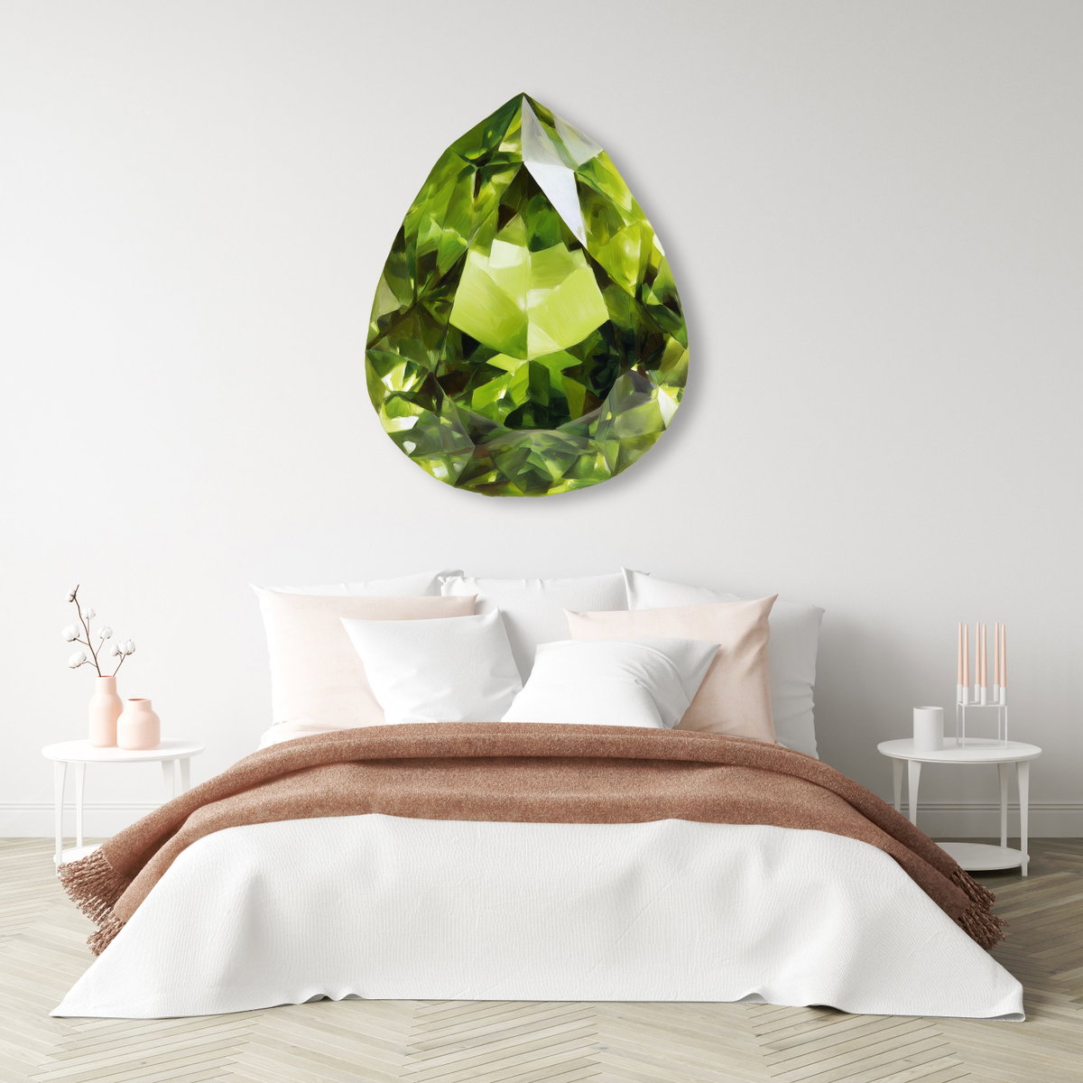 Moss Agate Teardrop (No Embellishment), Art by Oliver Gal,  20 View 2